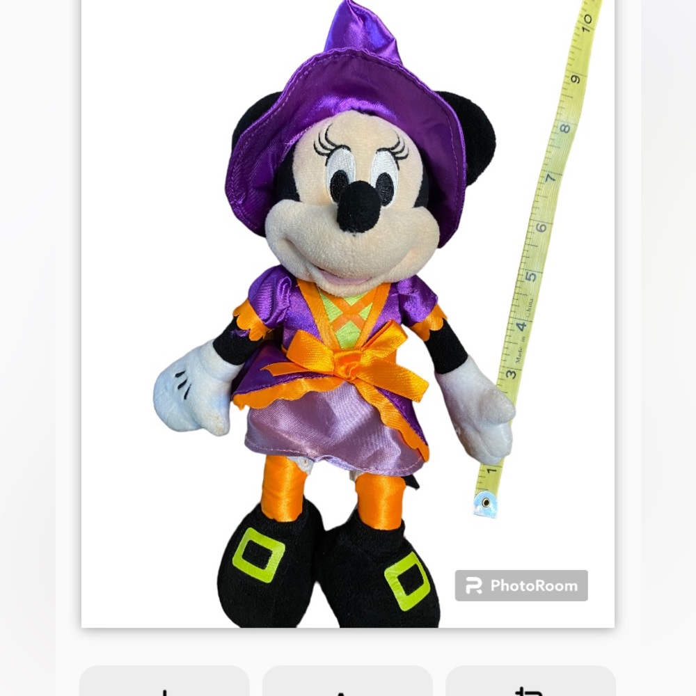 Disney’s Minnie mouse Halloween witch plush